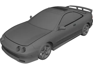 Honda [Acura] Integra Coupe (1998) 3D Model