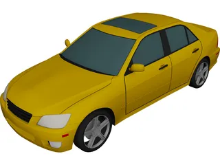 Lexus IS300 (2001) 3D Model