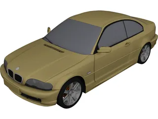 BMW 330Ci Coupe (2000) 3D Model 3D Preview