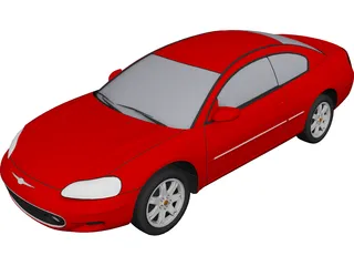 Chrysler Sebring Coupe (2001) 3D Model