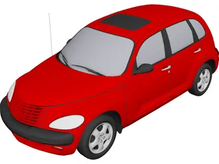 Chrysler PT Cruiser (2001) 3D Model