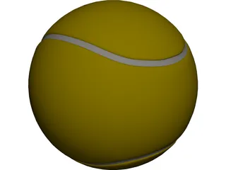 Tennis Ball 3D Model