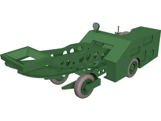 Aircraft Support 3D Model 3D Preview