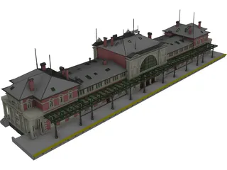 Station Bonn 3D Model