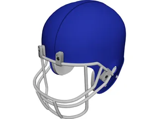 Football Helmet 3D Model