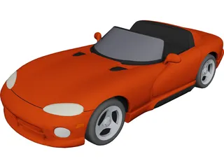 Dodge Viper (1993) 3D Model