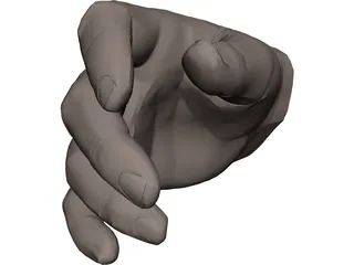 Hand Male 3D Model