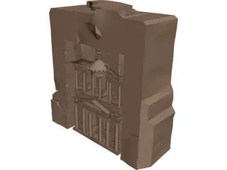 Petra Tomb 3D Model