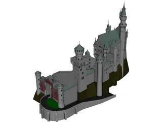 Neuschwanstein 3D Model