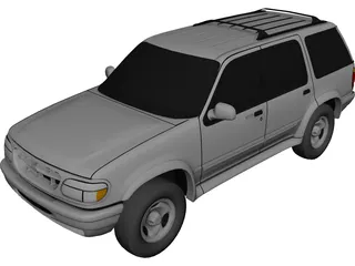 Ford Explorer (1996) 3D Model 3D Preview