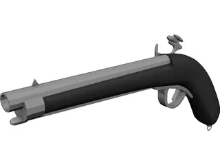 Handgun 3D Model