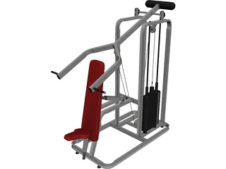 Incline Press 3D Model