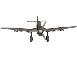 Junkers 87B Stuka 3D Model