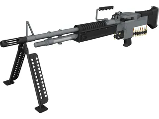 M60 LMG 3D Model