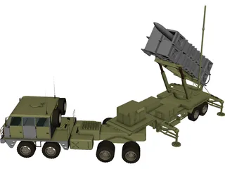 Patriot Missile 3D Model