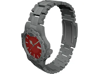 Racer Diver Watch 3D Model