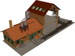 Sawmill 3D Model