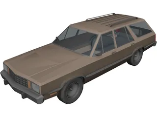 Ford Fairmont 3D Model