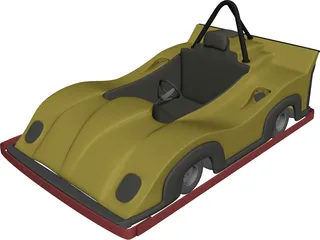 Go Kart 3D Model