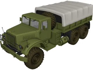 KrAZ 150 3D Model