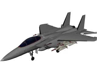 F-15E 3D Model