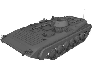 BMP-1 3D Model 3D Preview