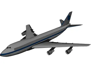 Boeing 747 3D Model