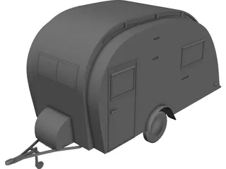 Carlight Caravan 3D Model