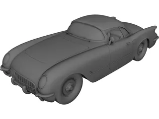 Chevrolet Corvette 454 3D Model 3D Preview