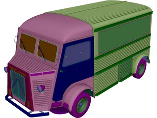 Citroen Le Type H 3D Model