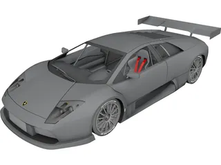 Lamborghini Murcielago R GT 3D Model