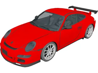 Porsche 911[997] GT3 RS 3D Model