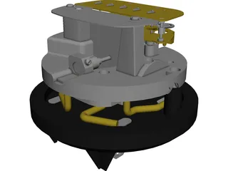 Kilowatt-Hour Meter 3D Model 3D Preview