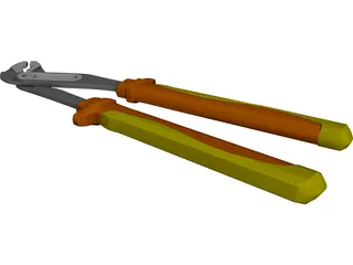 Engineers Multigrip Pliers 3D Model