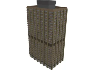 Oxford Street Office Building 3D Model