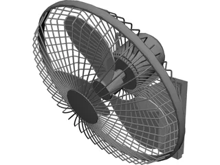 Wall Fan 3D Model