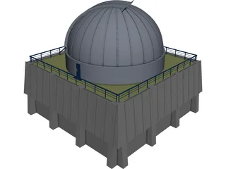 Observatory 3D Model