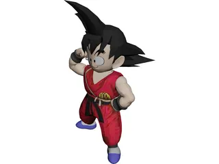 Goku 3D Model