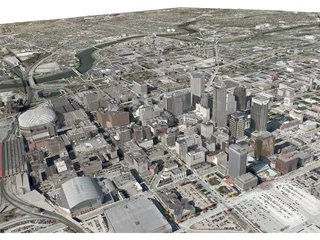 Indianapolis City 3D Model