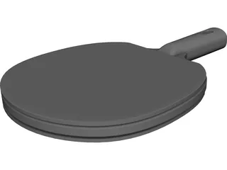 Ping Pong Paddle 3D Model