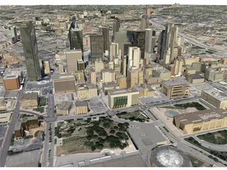 Dallas City 3D Model