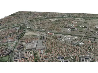 Toulouse City (France) [Part 1/4] 3D Model