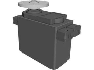 Hitec HS-322HD Servo CAD 3D Model