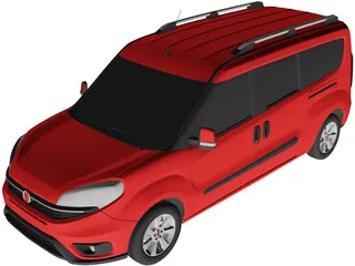 Fiat Doblo Maxi (2015) 3D Model