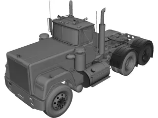 Mack Superliner CAD 3D Model