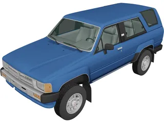 Toyota 4Runner (1986) 3D Model