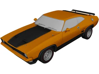 Ford Falcon Coupe GT351 (1973) 3D Model