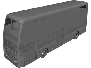 Optare MetroDecker (2014) 3D Model