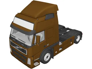 Volvo FM 4x2 (2010) 3D Model