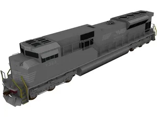 Norfolk Southern SD70ACe 3D Model